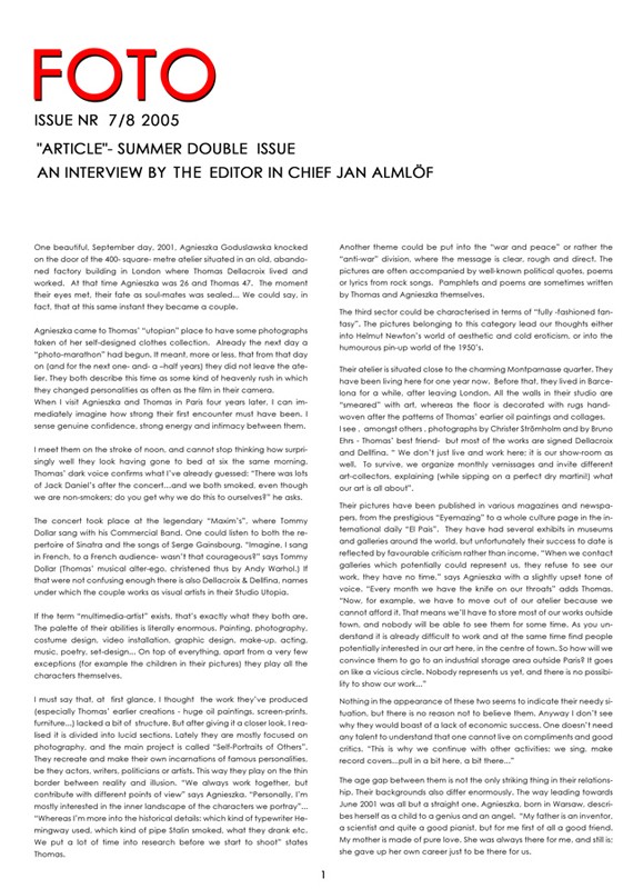 FOTO Scandinavia, issue 7 8 (double edition), tranlation, eng
